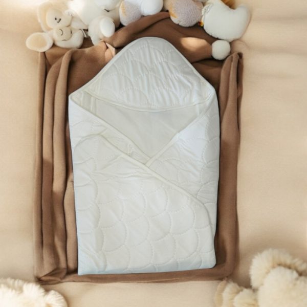 Hooded Towel Cozy - White