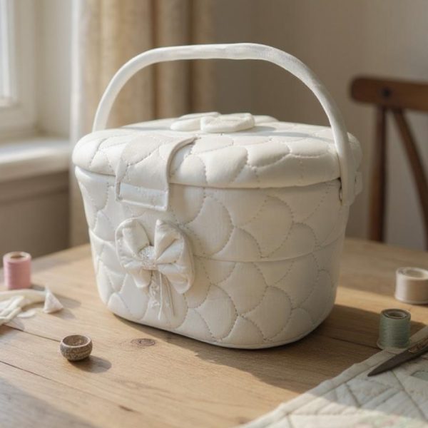 Maternity Basket Cozy White
