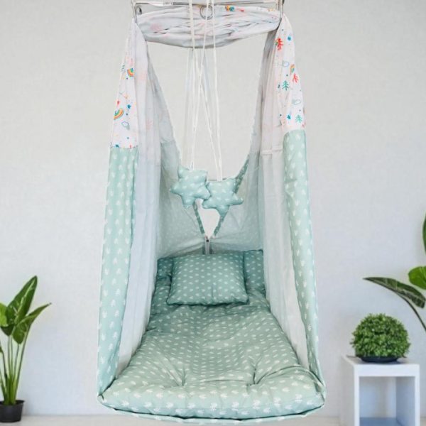 Bed Cradle Mogo Soffy with Pad Green