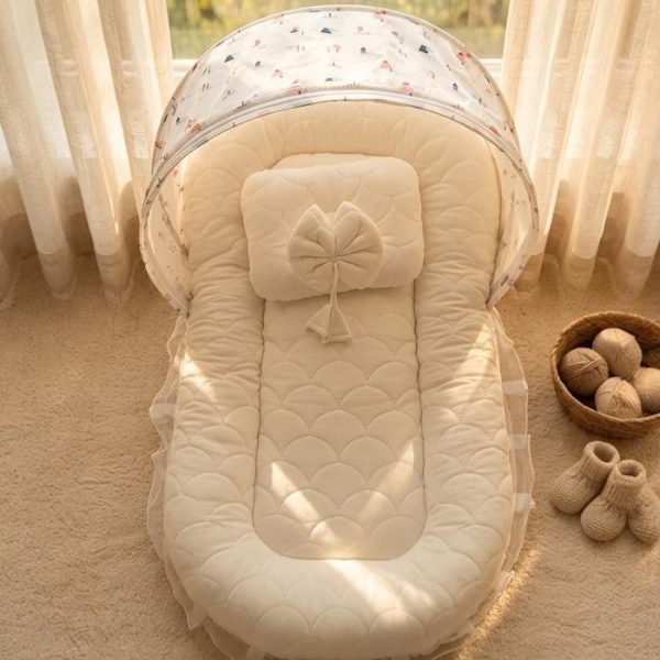 Net Bed Cozy Pops White