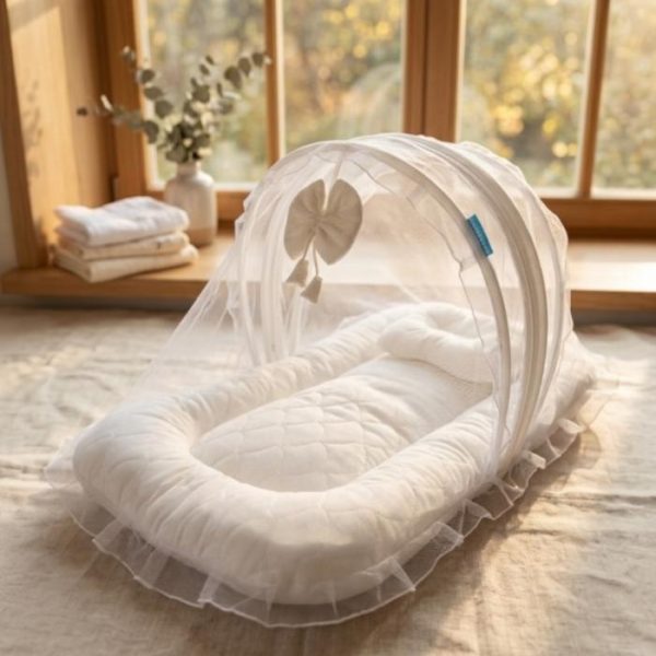 Net Bed Cozy Tots White