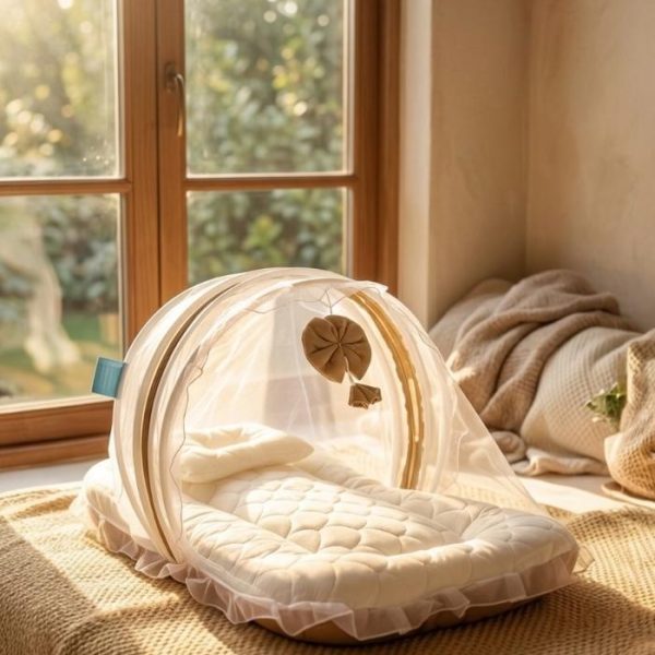 Net Bed Cozy Tots Biege