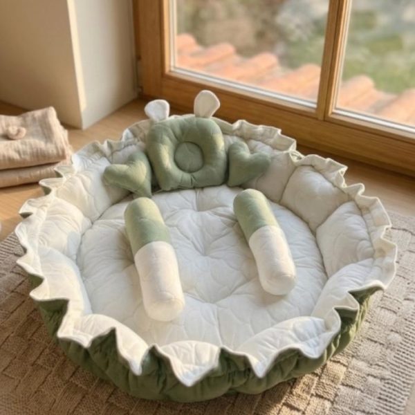 Round Bed Cozy  Green