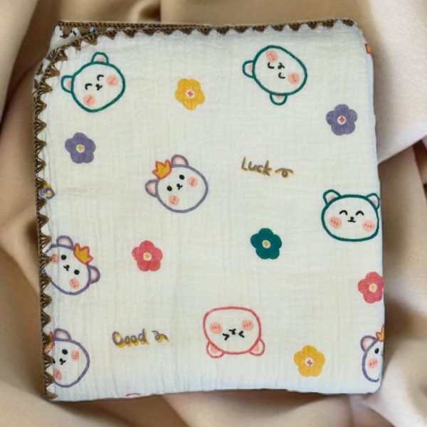 Baby Blanket Imported Muslin C.Bear