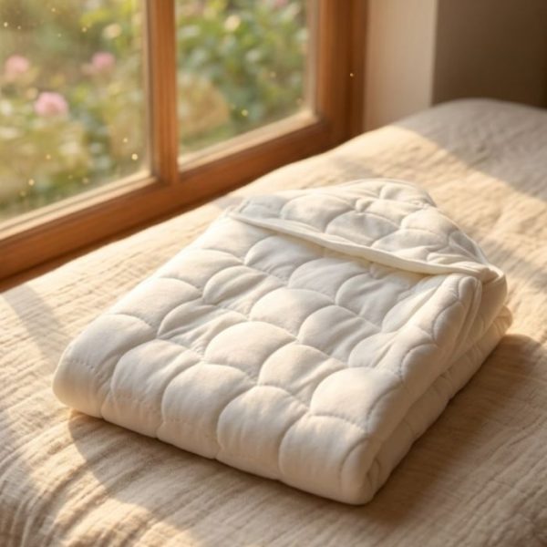 Hooded Towel Cozy - White