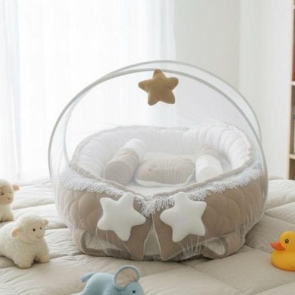 Long Bed Cozy Biege (With Net)