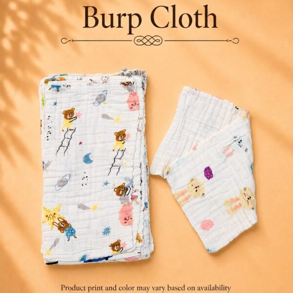 Burp Cloth Muslin (Single Piece)
