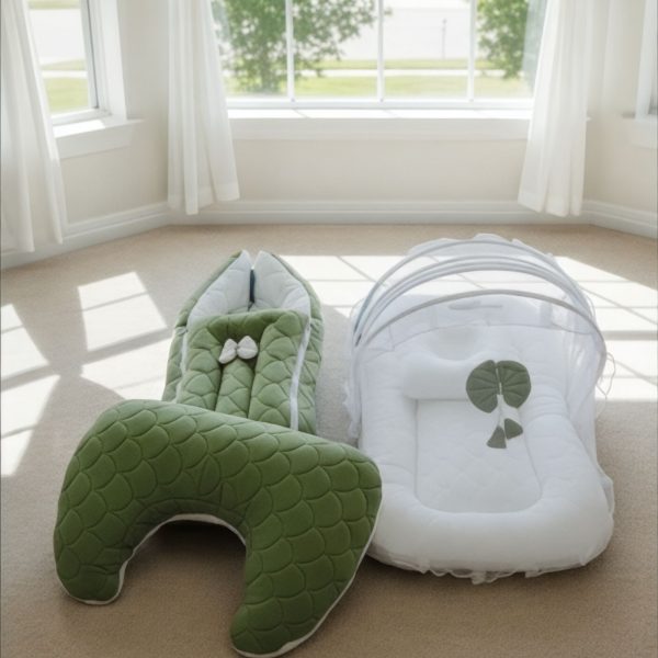 Classic Three with Net Bed – Green