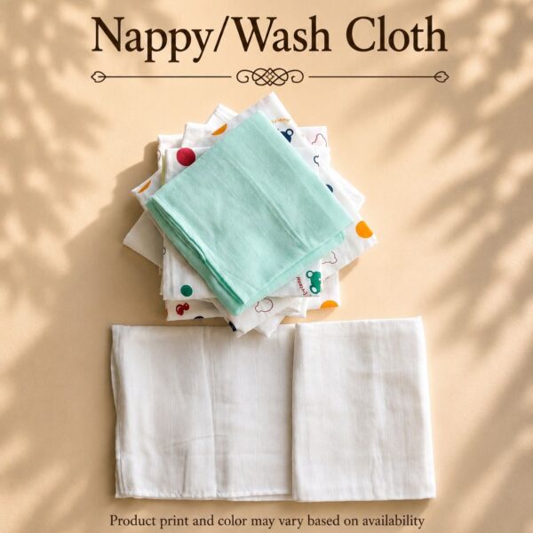 Nappy/Wash Cloth Small (Single Piece)