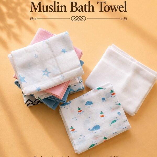 Bath Towel Muslin (Single Piece)