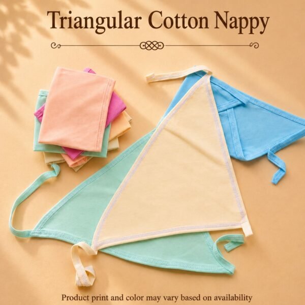 Triangular Cotton Nappy Cloth (Single Piece)