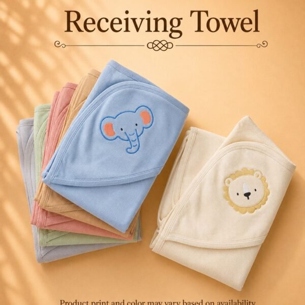 Receiving Towel Cotton (Hooded , Single Piece)