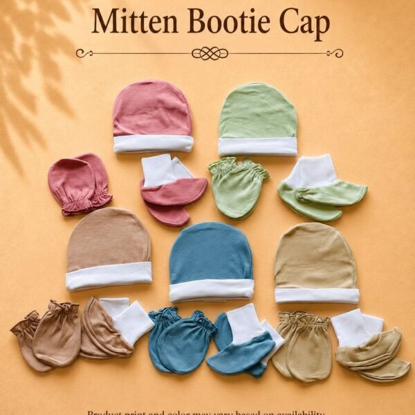 Mitten Booties Cap Set Standard (One Set)